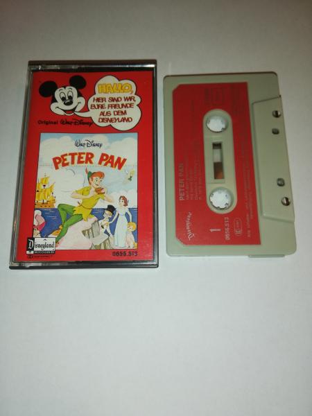 Peter Pan Hallo hier sind wir, eure Freunde aus dem Disneyland Grau mit Roten Aufkleber 0656.513 Disneyland